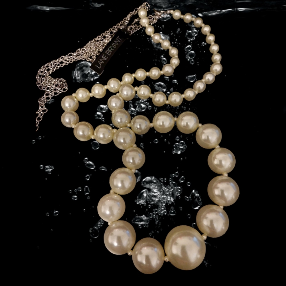Lane Bryant Giant Pearl Necklace